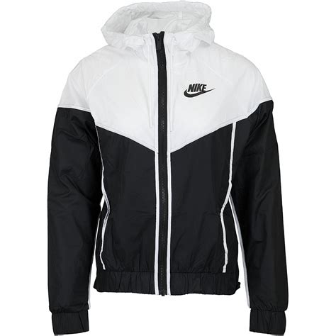 nike jacke damen windrunner schwarz weiß